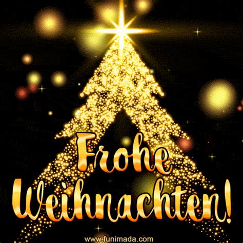 Frohe Weihnachten GIF - Merry Christmas in German | Funimada.com