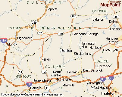 Where is Benton, Pennsylvania? see area map & more
