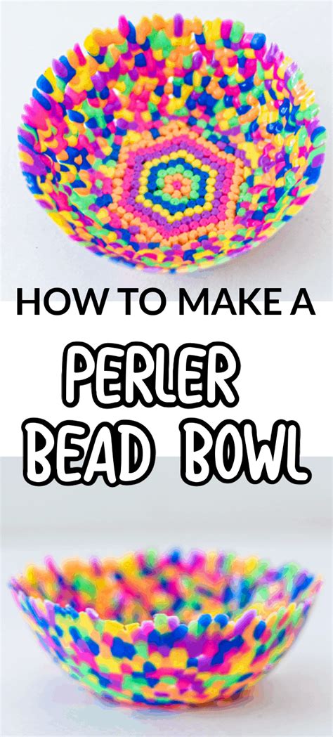 Super Fun Melty Beads Bowl For Kids Craft Activity