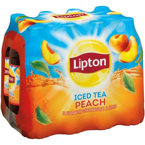 Lipton Peach Iced Tea 12 Pack | Hy-Vee Aisles Online Grocery Shopping