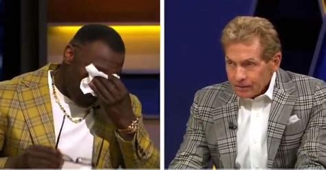 Shannon Sharpe Has Tearful Message for Skip Bayless During Final ...