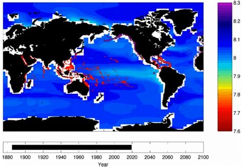 Ocean Acidification Planetary Boundary – The Anthropocene Dashboard