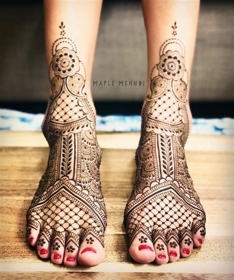 30+ Inspiration worthy Bridal Foot Mehndi Designs for 2019 Brides ...