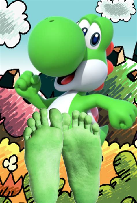 Yoshi's Smelly Feet by feetareticklish on DeviantArt