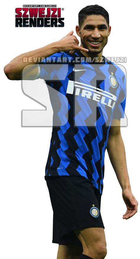 Achraf Hakimi (Inter Milan) by szwejzi on DeviantArt