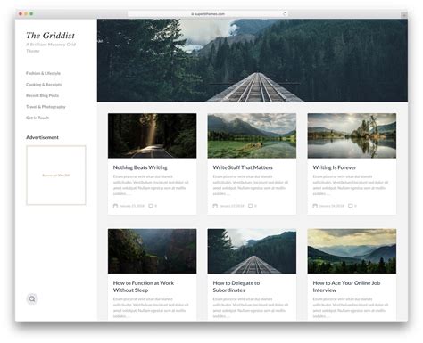 34 Free Masonry Grid WordPress Portfolio & Blog Themes 2019 - Colorlib