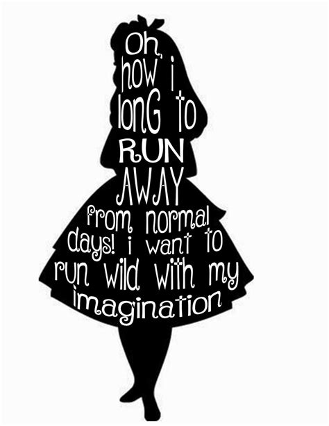 Alice in Wonderland ~ Free Silhouette File | Alice and wonderland quotes, Disney quotes, Disney ...