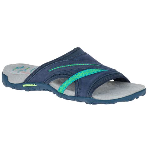 MERRELL Women's Terran Slide II Sandals, Navy - Eastern Mountain Sports