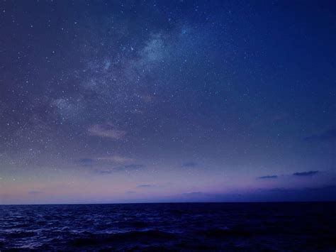 Ocean Night Sky Wallpapers - Top Free Ocean Night Sky Backgrounds - WallpaperAccess