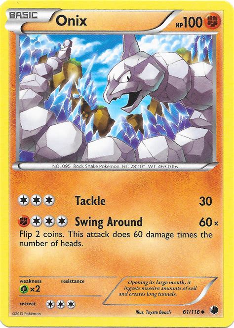 Onix (Plasma Freeze 61) - Bulbapedia, the community-driven Pokémon encyclopedia