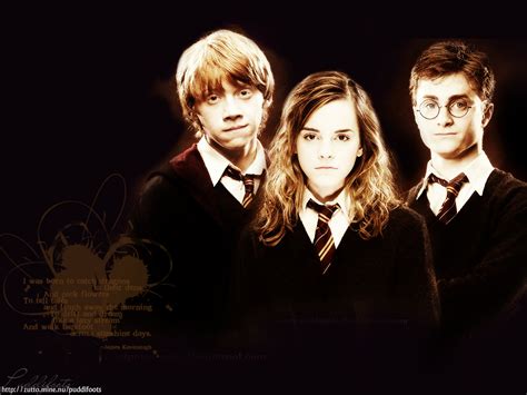 The Trio - Harry Potter Wallpaper (213640) - Fanpop