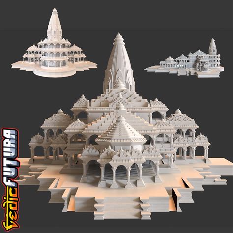 Ayodhya Ram Temple - NO SUPPORTS REQUIRED! - 3D model by VedicFutura on ...