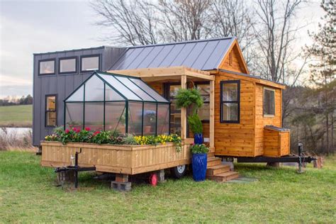 Meet the tiny mobile home that comes equipped with a tiny greenhouse