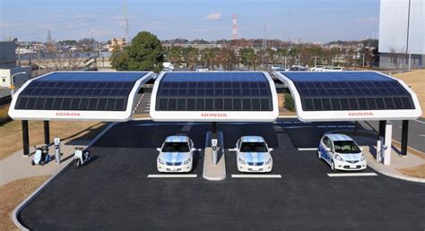 Honda's Solar-Powered EV Charging Station | Solar Energy Facts