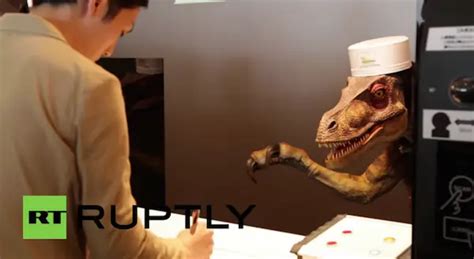 Robot Hotel in Japan Has A Dinosaur Receptionist - Lazy Penguins