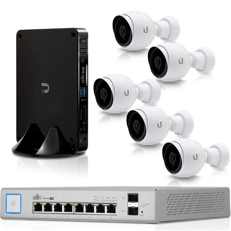 Ubiquiti Unifi Video Bundle - NVR, 5 G3 Bullet Cameras & 8 Port POE Switch - NVR-G35-BOM-AU ...