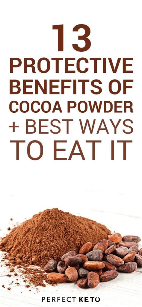 13 Protective Benefits Of Cocoa Powder + Best Ways To Eat It | Cocoa benefits, Healthy cocoa ...