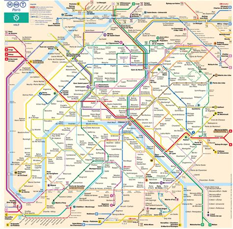 Mapa del metro de París y billetes 2023 - StillinParis