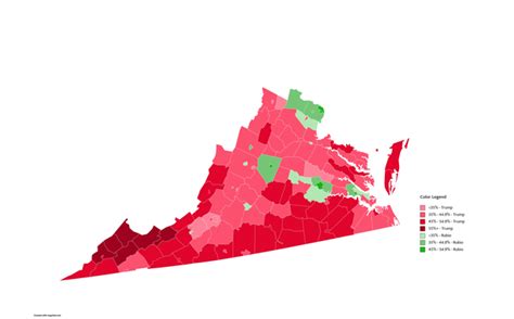 2016 Virginia GOP Primary Results by County : r/Virginia