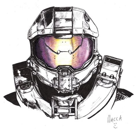 Master Chief - Halo 4 - in Pen by Macca-Chief.deviantart.com on ...