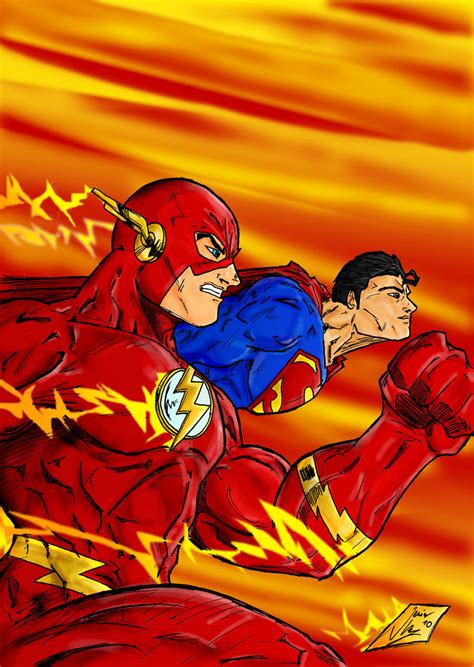 The Flash vs. Superman by Jey2K on DeviantArt