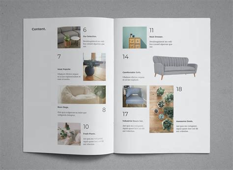 product catalogue template indesign free