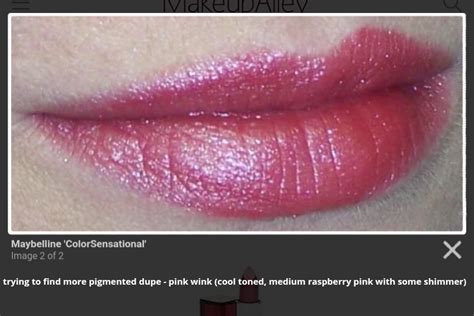Maybelline Pink Wink | Maybelline lipstick, Pink lipsticks, Maybelline
