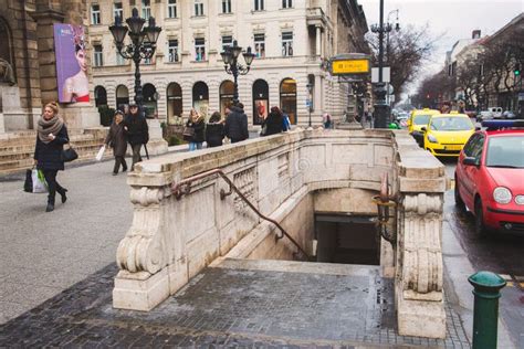 Old Subway Station in Budapest Editorial Stock Image - Image of scene ...