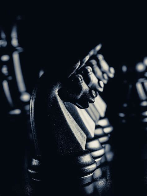 Black Chess Pieces · Free Stock Photo