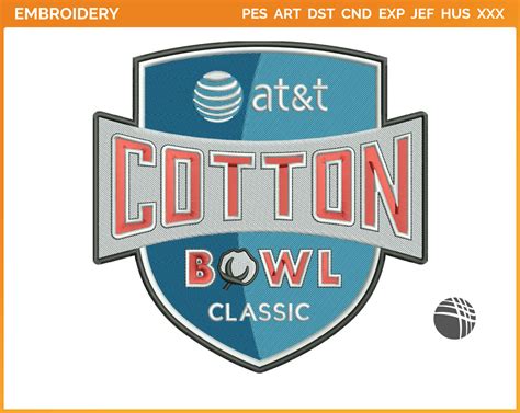 Cotton Bowl Classic - 2006, NCAA Bowl Games, College Sports Embroidery Logo in 4 sizes