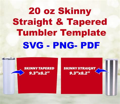 20 Oz Straight Sublimation Tumbler Dimensions - Design Talk