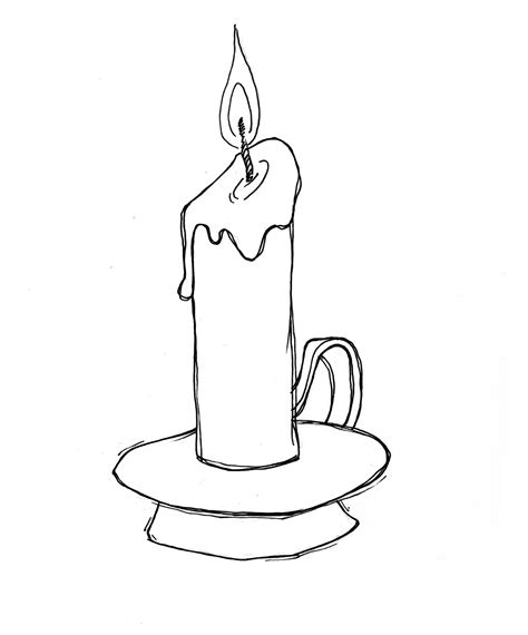 Christmas Candles Drawing at GetDrawings | Free download