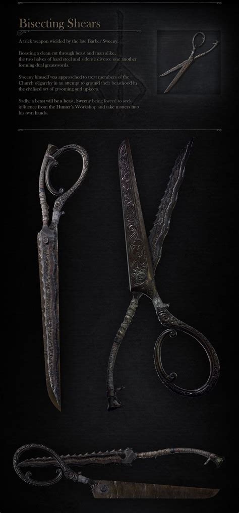 ArtStation - Bisecting Shears - Bloodborne Fan Art Trick Weapon, Dane ...