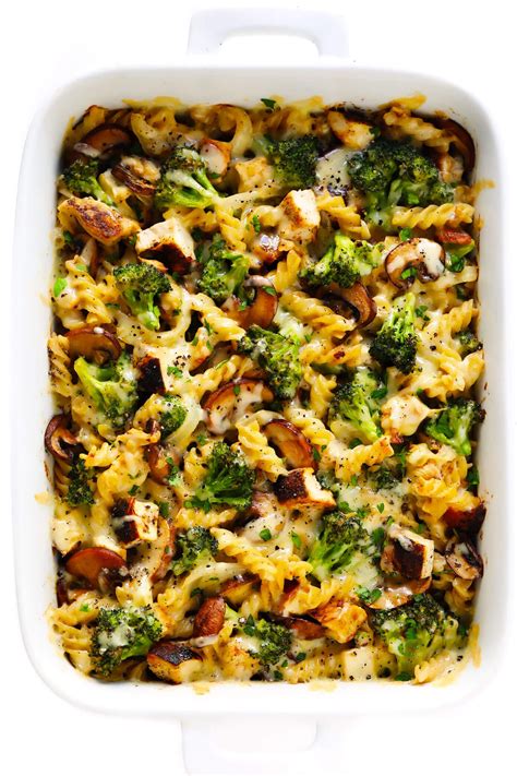 Healthier Broccoli Chicken Casserole Recipe | Gimme Some Oven