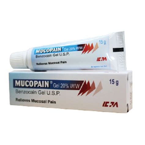 Benzocaine 20% 15gm gel – Medmaxpharmacy