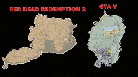 How Big Is Red Dead Redemption 2 Map - Osaka On A Map