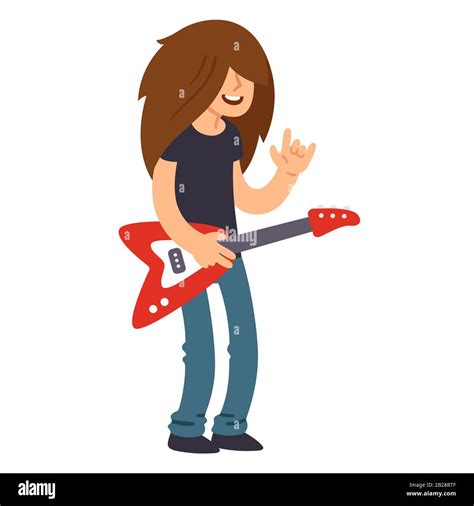 Rock Guitar Star Clipart