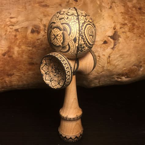 Kendama art by mei (With images) | Kendama, Kendama pill, Wood turning