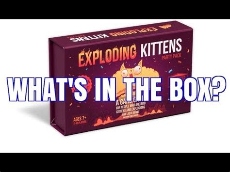 Exploding Kittens Party Pack Unboxing - CARDS REVEAL - YouTube