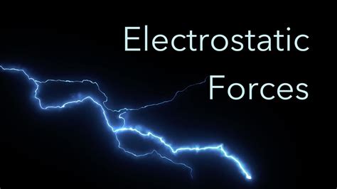 Electrostatic Forces - YouTube