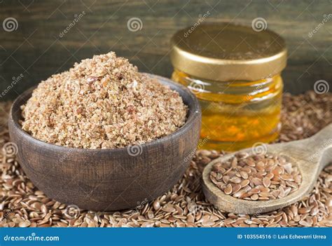 Flax Seed and Oil - Linum Usitatissimum Stock Photo - Image of grain, blue: 103554516