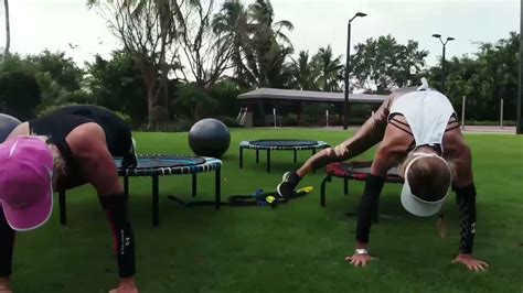 Rebounder Workout - YouTube