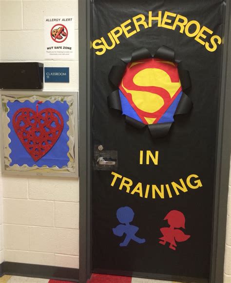 Preschool Superhero Door | Superhero classroom, Superhero classroom ...