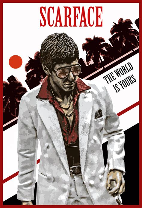 Scarface-Poster-Rvb.jpg, Digital Arts by David Djanbaz | Artmajeur