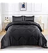 Amazon.com: SUCSES Cow Print Comforter Set Queen Size, 8 Pieces Black ...