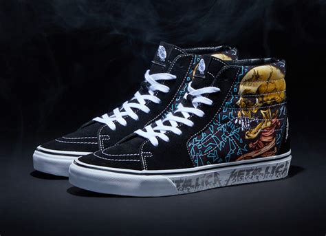 Metallica x Vans Sk8-Hi Slip-On Release Date - SBD