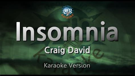 Craig David-Insomnia (Karaoke Version) - YouTube