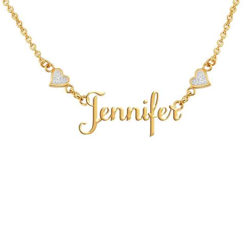 Personalized Diamond Name Necklace