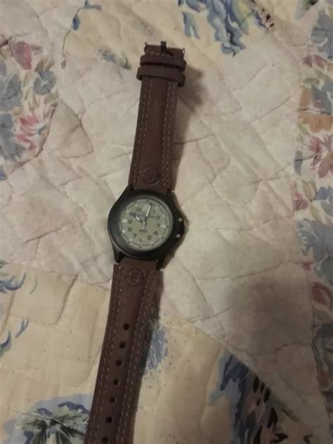 VINTAGE TIMEX EXPEDITION Military Field Indiglo Mens Date Quartz Watch T47042 $15.00 - PicClick
