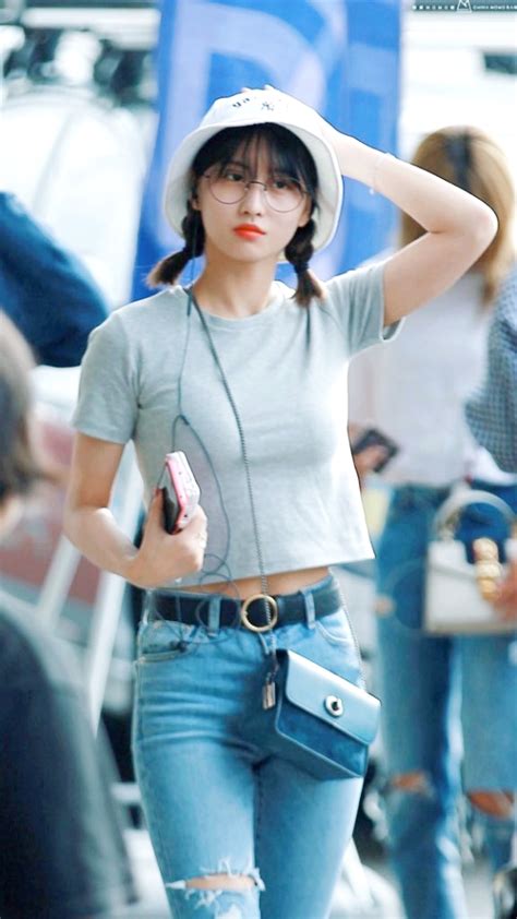 Twice Momo Airport Fashion - Official Korean Fashion